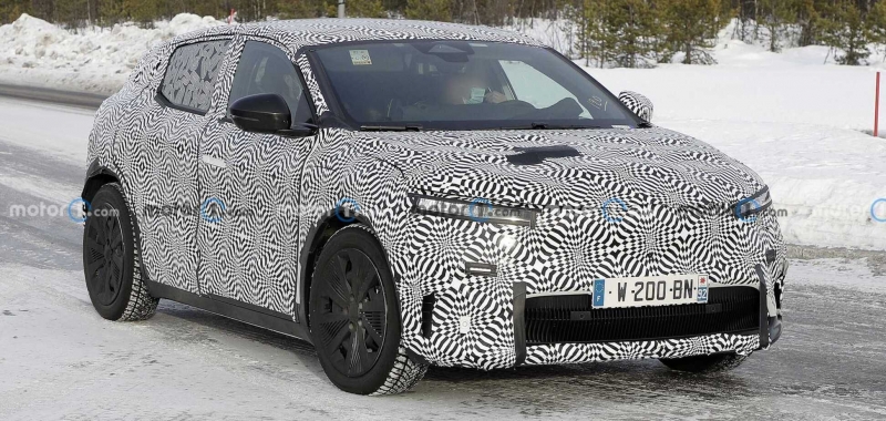 Фото нового Renault Megane EV впервые опубликовали в сети