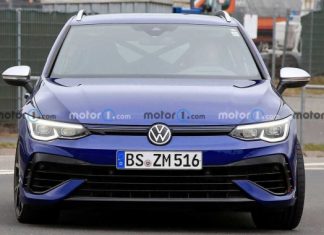 Обновленный Volkswagen Golf R без маскировки выехал на испытания