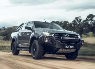 Пикап Mazda BT-50 Thunder раскрыто с внедорожными дополнениями