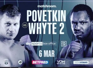 Поединок Поветкина и Уайта завершился нокаутом в четвертом раунде. Видео