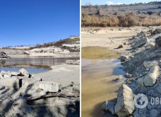 В Крыму менее чем за месяц опустошили водоем. Фото