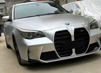 BMW E60 5-Series получил новый бампер в стиле M3 и M4