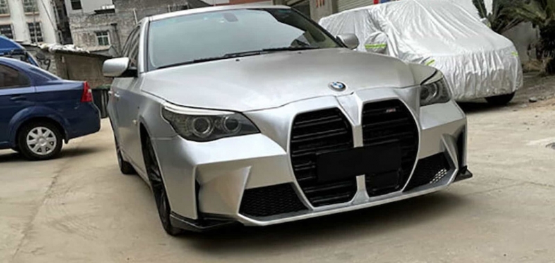 BMW E60 5-Series получил новый бампер в стиле M3 и M4