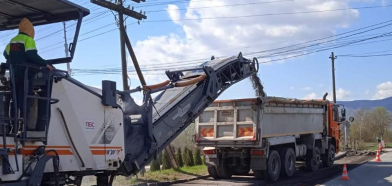 ''Большая стройка'' Зеленского восстанавливает дороги до бальнеологических курортов на Закарпатье