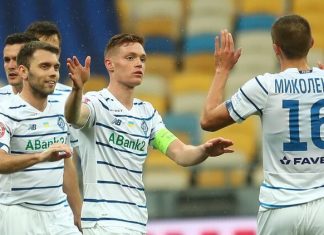 «Динамо» досрочно стало чемпионом Украины по футболу, забив пять мячей в матче против «Ингульца»