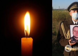 На Днепропетровщине простились с воином ВСУ: был ранен в АТО, но вернулся на Донбасс. Фото