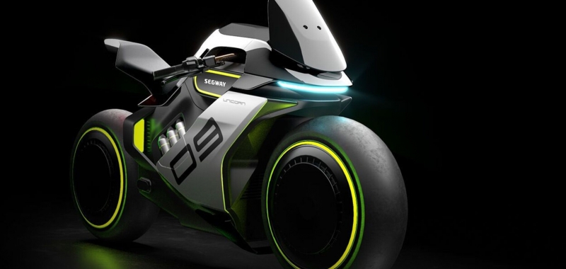 Segway представила футуристический водородный мотоцикл Apex H2