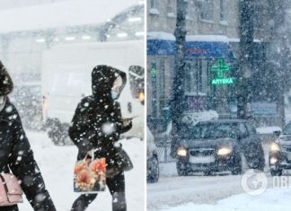 Запад Украины посреди апреля засыпало снегом. Фото и видео