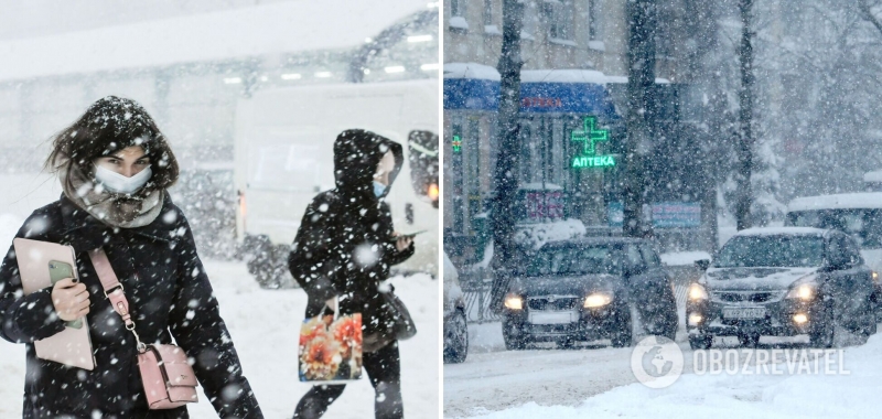 Запад Украины посреди апреля засыпало снегом. Фото и видео