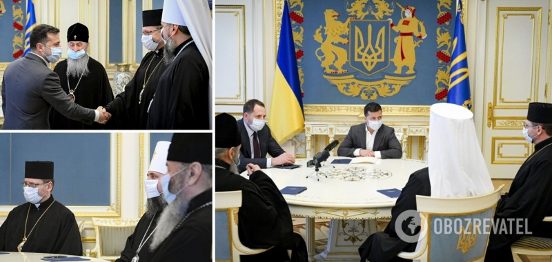 Зеленский встретился с главами церквей Украины и попросил соблюдать безопасность на Пасху