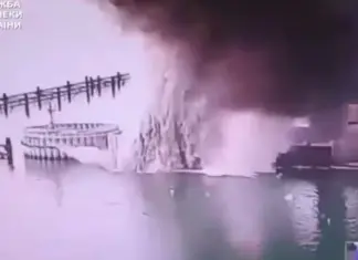 Тройной удар. Все успешные атаки Украины по Крымскому мосту в инфографике NV