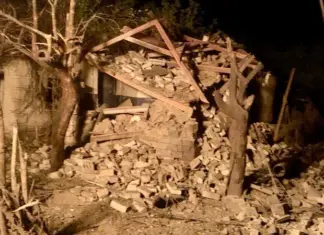 В Запорожье во время воздушной тревоги раздались взрывы: сообщается о пожаре