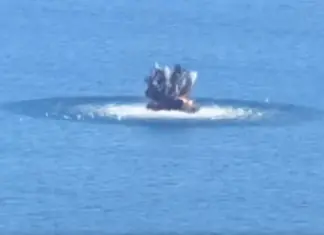 Украинские ВМС уничтожили российский безэкипажный катер — видео