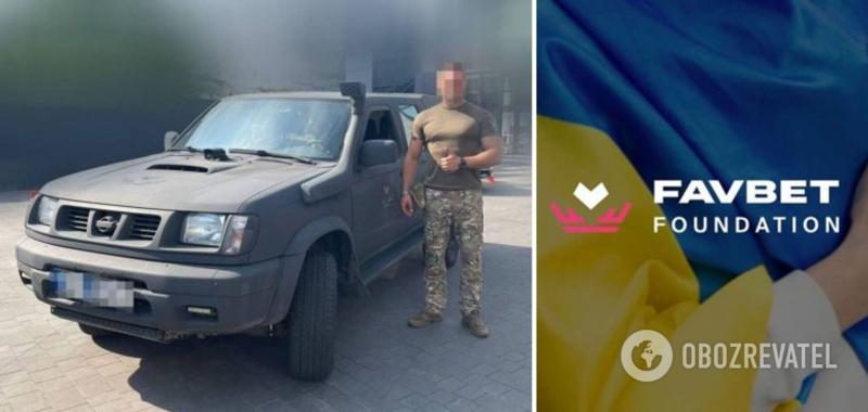 Favbet Foundation передал очередной внедорожник воинам ВСУ, которые несут службу на юге