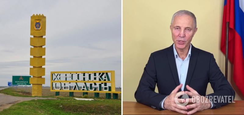 Гауляйтер Сальдо объявил ''организованное перемещение'' населения Херсонщины на левый берег и напугал подрывами ГЭС на Днепре