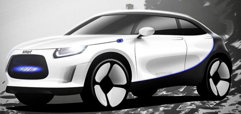 Geely и Mercedes-Benz покажут электрический внедорожник Smart в сентябре