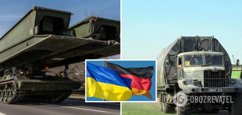 Германия передала Украине 16 танковых мостоукладчиков Biber и 10 понтонно-мостовых машин