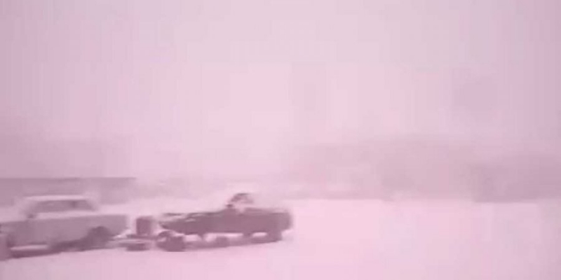 Гроза во&nbsp;время снегопада: жители Чернигова наблюдали редкое природное явление&nbsp;&mdash; видео