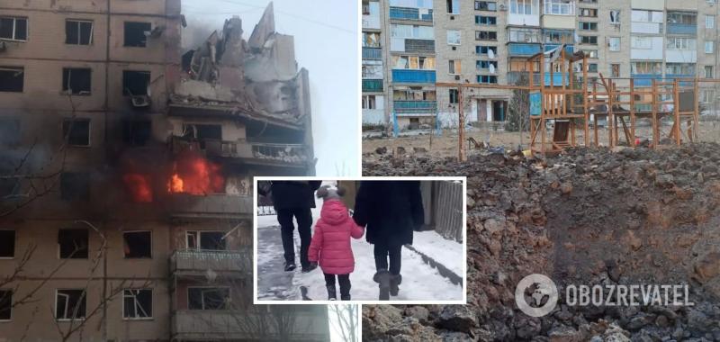 Из Авдеевки эвакуировали семью с 5-летним ребенком: они жили возле линии фронта. Видео