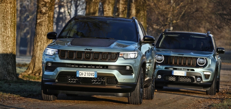Jeep представил в Европе новые гибридные кроссоверы