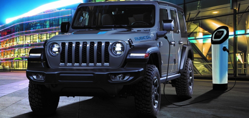 Jeep презентовал электрифицированный Wrangler 4xe