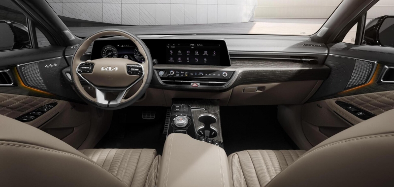 Kia рассказала об интерьере будущего седана K8
