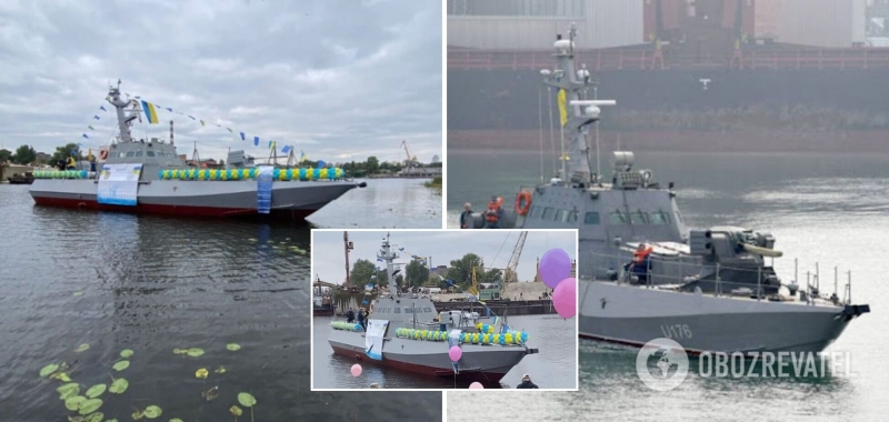 ''Кузница на Рыбальском'' спустила на воду восьмой бронированный катер для ВМС Украины