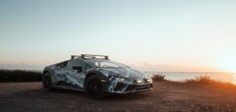 Lamborghini показала внедорожный суперкар Huracan Sterrato. Видео