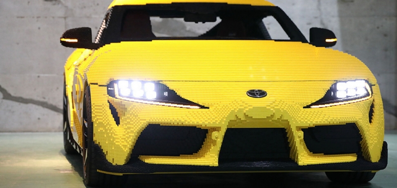 Lego изготовила полноразмерное купе Toyota GR Supra