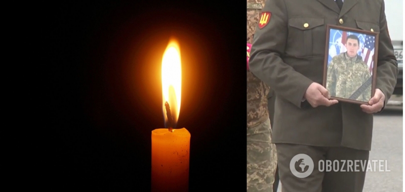 На Хмельнитчине похоронили воина ВСУ, погибшего на Донбассе за неделю до окончания контракта. Фото прощания