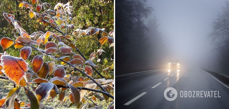 Ночью ударят морозы, а утром накроет туман: синоптики рассказали о погоде в среду. Карта