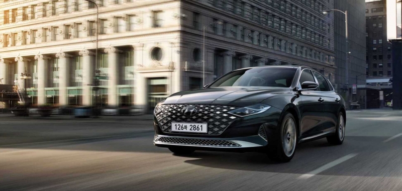 Обновленный Hyundai Grandeur получил элегантный белый салон