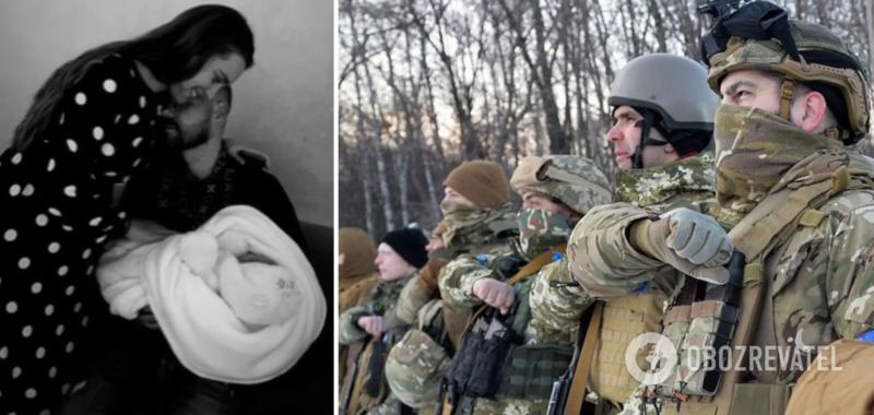 Освобожденный из плена защитник ''Азовстали'' стал отцом. Видео