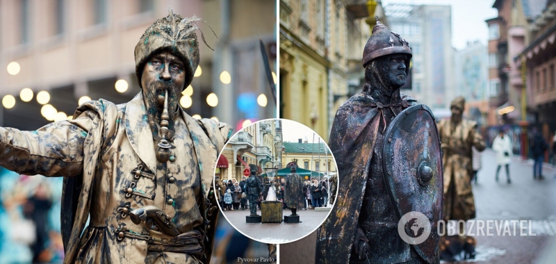 От казаков до современного войска: в Ивано-Франковске создали символическую инсталляцию ко Дню ВСУ. Видео