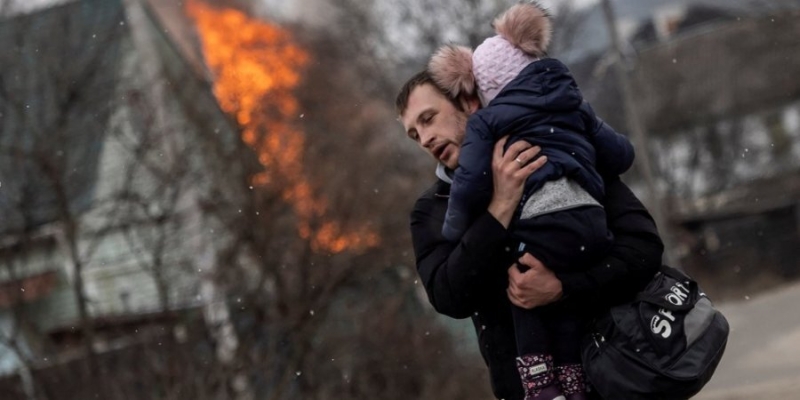 Под обстрелами оккупантов. Из&nbsp;Ирпеня удалось эвакуировать около 200 местных жителей