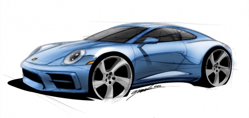 Porsche создаст уникальное купе 911 в честь 20-летия мультфильма ''Тачки''