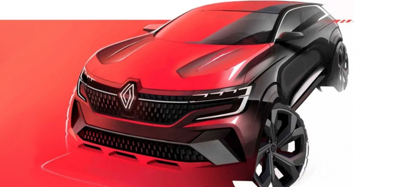 Renault показал тизер нового кроссовера Austral