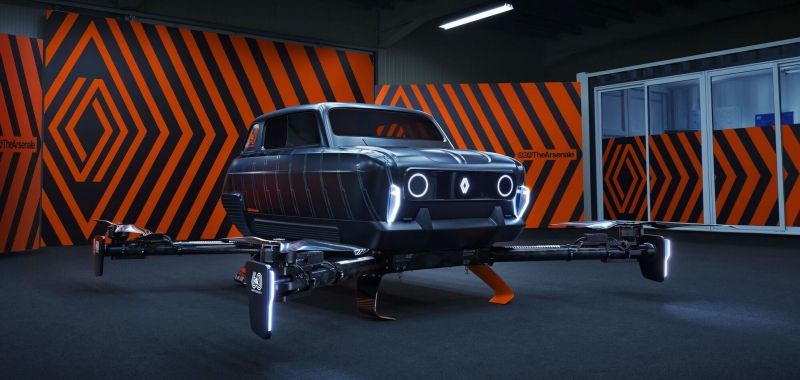 Renault показала квадрокоптер Air4. Видео