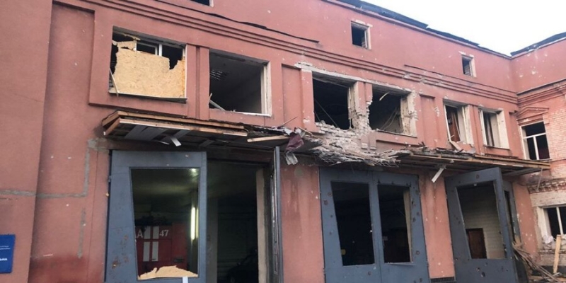 Россияне дважды за&nbsp;день обстреляли пожарную часть в&nbsp;Харьковской области