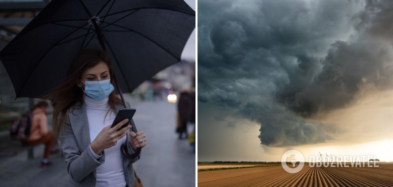 Синоптики предупредили о грозах и шквалах в части Украины. Карта