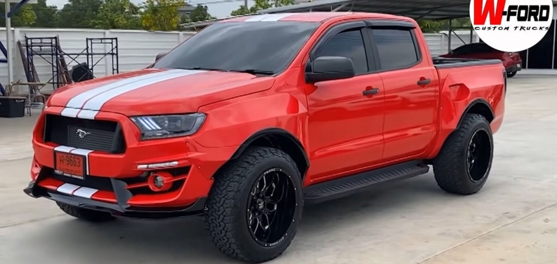 Тюнеры показали Ford Ranger в стиле спорткара Shelby Mustang