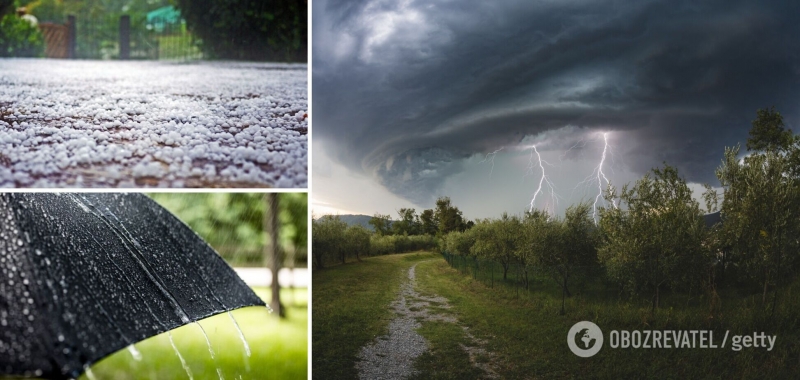 Украина накроют шквалы и град, объявлено штормовое предупреждение. Карта