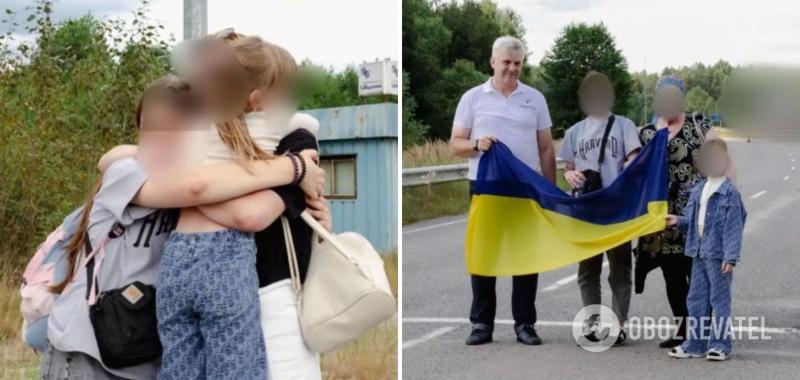 Украина вернула с оккупированной территории еще двоих детей: их мама была в плену. Фото