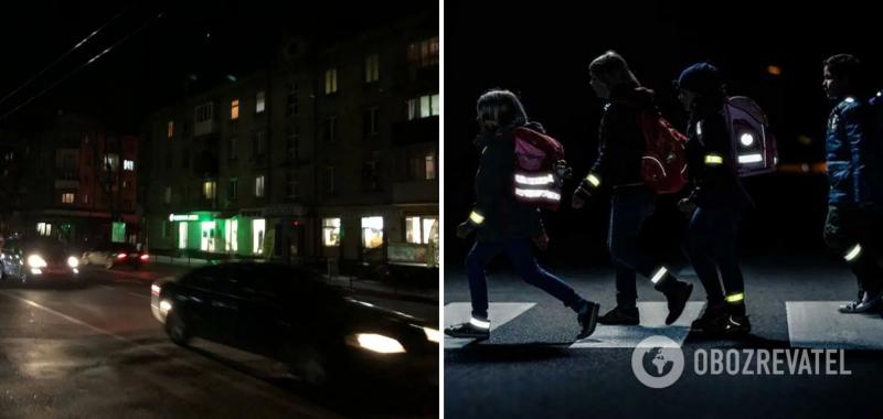 Украинцев призывали носить светоотражающие элементы в темное время суток: жизненно важно в условиях отключения электричества