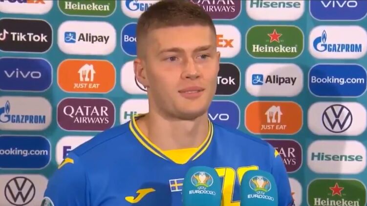 Украинский нападающий Артем Довбик на Евро-2020 побил рекорд легендарного Мишеля Платини