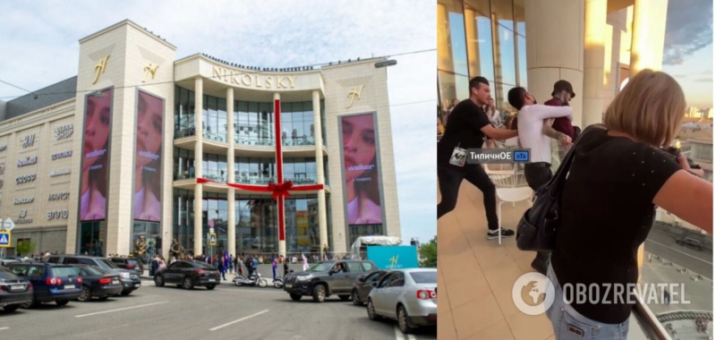 В Харькове самоубийца хотел прыгнуть с балкона нового ТЦ на глазах у людей. Видео спасения