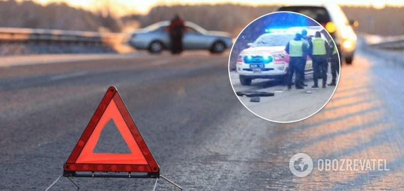 В Киеве произошло серьезное ДТП: есть погибшие, авто загорелось. Фото и видео