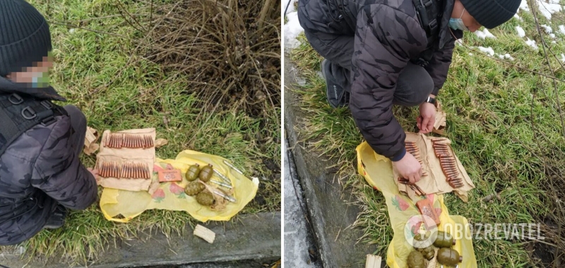 В Кировоградской области обнаружили тайник со взрывчаткой и боеприпасами: СБУ раскрыла подробности. Фото