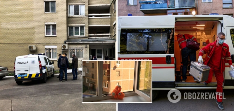 В Кривом Роге 9-летняя девочка выпала из окна многоэтажки: ребенок чудом спасся от смерти. Фото