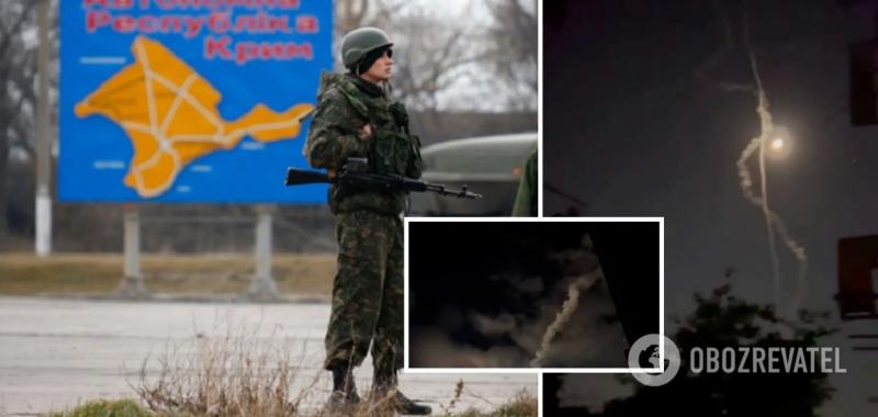 В оккупированной Феодосии прогремели взрывы: по городу помчались скорые. Видео